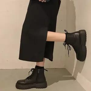 여자 캐주얼 데일리 겨울 기모 연말 모임 워커 신발 YhA8+3Zco