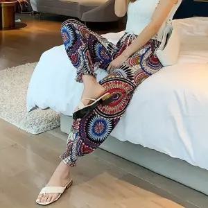 [모두쇼핑]시골 농사 여름 몸빼바지 고무줄 여성 쿨바지 카오스 몸빼 여성바지 아이스바지 냉감바지