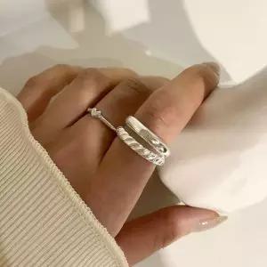 폴릿하트반지 여성 링 실버 주얼리 액세서리 데일리 반지쇼핑몰 은반지 이니셜반지