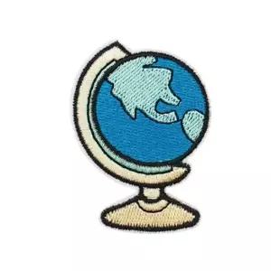 자수패치 지구본 옷 가방 리폼 붙이는 패치 열접착패치 의류리폼 옷리폼 의류자수 와펜