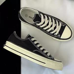 남성 여성 깔끔한 캐주얼 단화 패션 캔버스 스니커즈 CVC6+7rnU