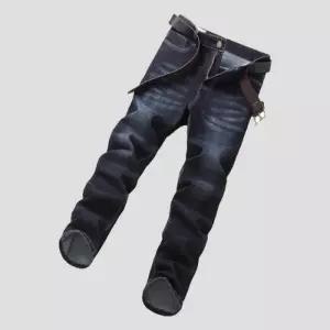 흑청 데님팬츠 블랙워싱 남성 쿨데님 스트레이트핏