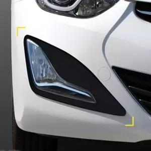 아반떼MD 안개등 몰딩 블랙 포 프 몰딩 커버 14년