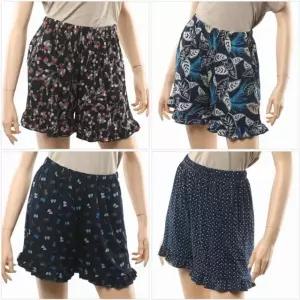 [제이커머스]여름 여자 아이스반바지 숏팬츠 홈웨어 바캉스바지 여자반바지 아이스바지 냉장고 엄마바지