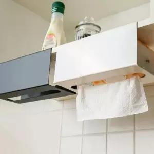 키친타올 홀더 곽티슈 케이스 스탠 벽걸이 무타공 휴지걸이