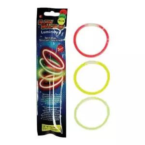 야광팔찌 20cm 3개입 4-6시간 지속 야광팔찌 스틱형태 팔찌형태 야광지속 빨강노랑녹색