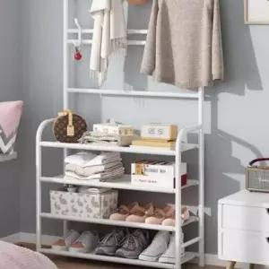 [생활] 철제 4단 행거 옷정리대 옷랙 스탠드