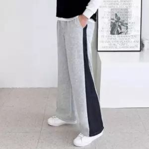 남자 데님라인 현장 스트링 팬츠 기모 방한 겨울 와이드 한파 일복 바지 조거 기모