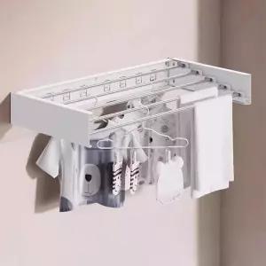 [이지커머스]빨래 벽부착 건조대 공간활용 풀딩 벽건조대 미니빨래건조대 이불빨래건조대 스텐빨래건조대