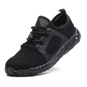 [이지커머스]우븐갑피초경량작업화 안전화 통풍 작업화 발편한 트레킹 조깅 트레킹화 러닝 러닝슈즈