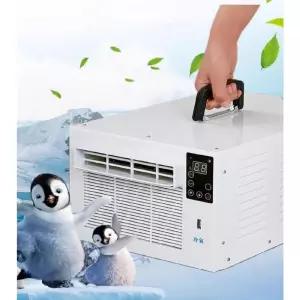 이동식 에어컨 흰색 캠핑카 일체형 이동식에어컨 소형