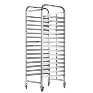 트롤리 빵랙 건조대 베이커리용 제과정리 스테인 경제형 랙 알루미늄 빵 카트 퇴식대 진열