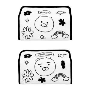 [퍼니메이커]카카오 두들 라이언과 춘식이 패브릭 티슈 케이스 1P 티슈케이스 각티슈케이스 패브릭티슈케이