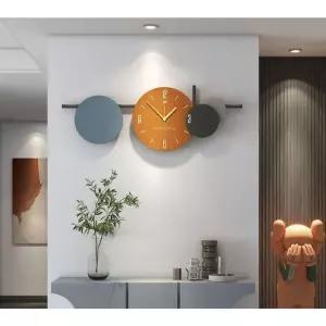 모던 대형 인테리어 액자 벽시계 북유럽 가로 침실 그림