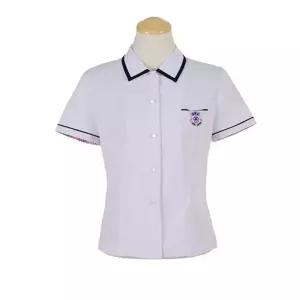 교복몰 배색라인 반팔 블라우스 (호매실고) 교복셔츠 Vrd7+7eSE