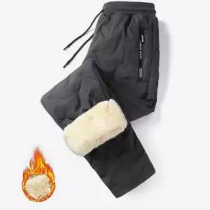 융털 남성 남자 팬츠 기모 겨울 패딩바지 방한 [F25V]