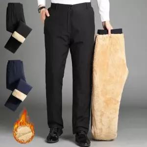 정장바지 따뜻한 방한팬츠 겨울바지 남자 남성팬츠 안감 겨울 기모 2컬러