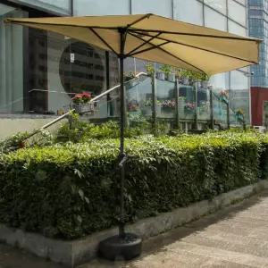 하프 햇빛가리개 어닝 파라솔 직사각형 카페 캠핑