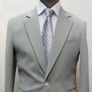 젠틀타이 그레이 실버 강아지 자동넥타이 폭8.5cm) 타이 자동넥타이 수동넥타이