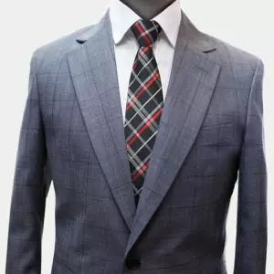 젠틀타이 블랙레드 체크 자동넥타이 폭8.5cm) 타이 자동넥타이 수동넥타이 나비넥타이