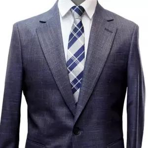 젠틀타이 네이비그레이 체크 자동넥타이 폭6.5cm) 타이 자동넥타이 수동넥타이 나비넥타이