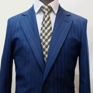 젠틀타이 옐로우 강아지 체크 자동넥타이 폭8.5cm) 타이 자동넥타이 수동넥타이