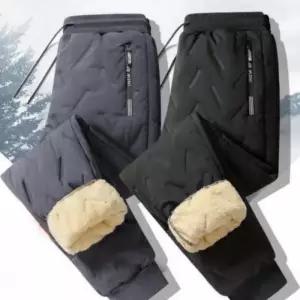 기모 일자 팬츠 조거 패딩 바지 겨울 융털 남녀공용