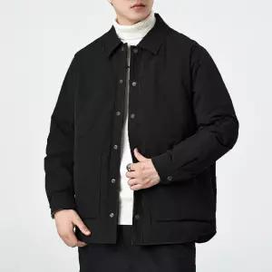 남성 오리털 슬림 패딩 겨울 빅사이즈 따뜻한 캐주얼 코트 E35Z4K 리카2