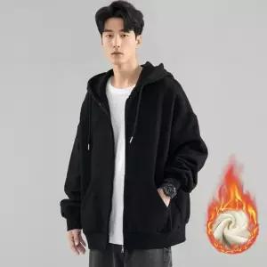 겨울 남녀공용 후드티 루즈핏 스후드 후드집업 커플 기모 단체복