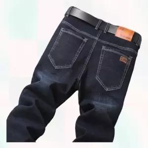 데님 남성 가을 데님팬츠 스판 일자 블랙진 봄 바지