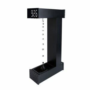 반중력 거꾸로 올라가는 물시계 거꾸로가는 데스크 소품 자기부상 선물 옵시디언 신기술