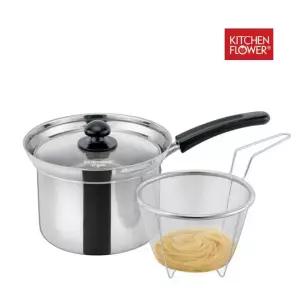 키친플라워 인덕션 멀티국수냄비 18cm 이유식 라면냄비 J7