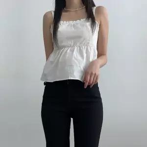 이너민소매 플레어 민소매 618100 나시 R 썸머 화이트뷔스티에 썸머플레어 코튼 FR