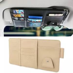 차량 선바이저 수납포켓 정리함 선글라스 카드 볼펜 지갑