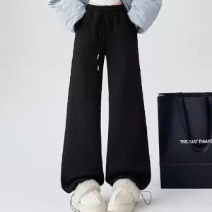 팬츠 OSM-1005806 누빔 기모 밴딩 퀄팅