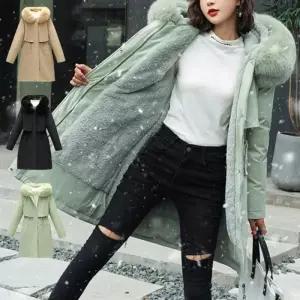 여성 퍼 겨울 BM-228 롱 아우터 패딩 슬림핏