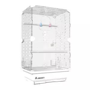 앵무 사육장 투명 케이지 패키지 경량 이동장 대형 조류