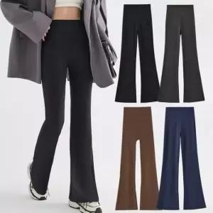 BS 데일리 무드 하이웨스트 부츠컷 팬츠 LED-BM-201 나팔팬츠 나팔레깅스 부츠컷팬츠