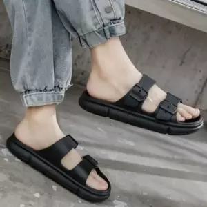 쿨샵 남여공용 버클스트랩 슬리퍼 인솔 편한 여름슈즈 여성슬리퍼 여성실내화