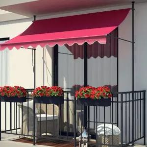 기둥식 차양식 무타공 고정 기둥식어닝 테라스 비가림막