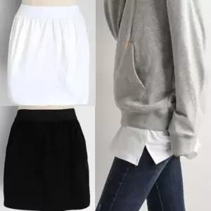 레이어드티 레깅스 레이어드 페이크 이너 힙커버 밴드