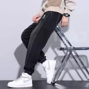 남성 빈티지 가을 와이드핏 청바지 봄가을 루즈핏 조거 스트링 허리가 슬림핏 원픽1