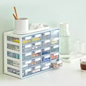 시스맥스 UP 시스템 멀티박스 소형 20단 수납정리함 서랍형수납함 플라스틱정리함 사무용수납함