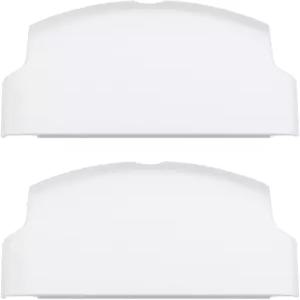 SING F LTD 2PCS 교체 배터리 도어 커버 케이스 소니 PSP 2000 2003 3000 3003 3004 화이트 플라스틱 콘솔