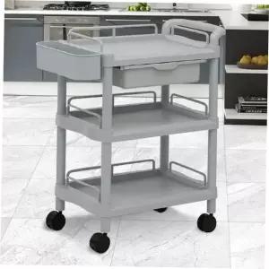 CART-60B 3단 주방카트 이동식카트 주방트롤리 무빙 웨건 웨곤