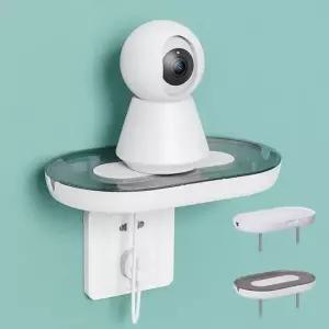 벽걸이 수납선반 콘센트 받침대 트레이 정리대