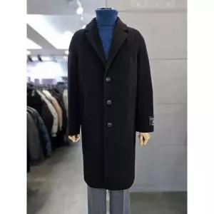 [바쏘옴므] 세이브존03 남자 겨울 블랙 울 구스라이너 롱 코트 WSATZ4CJ30A_P412397262