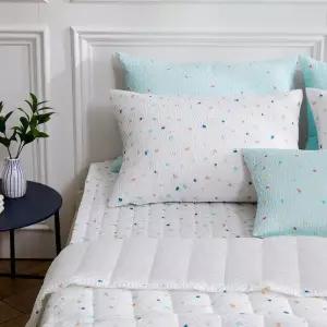 리플 Q 화이트 누비이불 여름이불 침구 잠트리 조약돌 패드세트