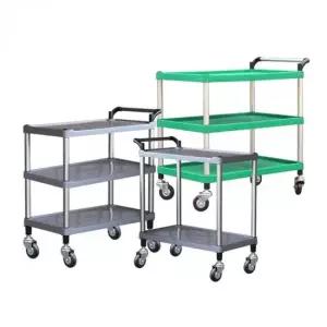 병원용 이동식 트롤리 카트 식당 서빙 웨건 바퀴 달린 다용도 이동식카트 식당카트