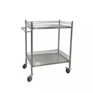 이동식 웨건 스텐카트 선반 2단 핸드카 양호실